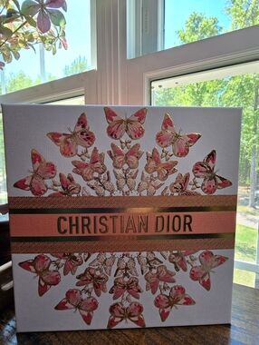 Christian Dior Decorative 2026 Mother's Day Box with Pink & Gold Butterfly